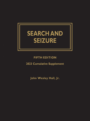 cover image of Search and Seizure